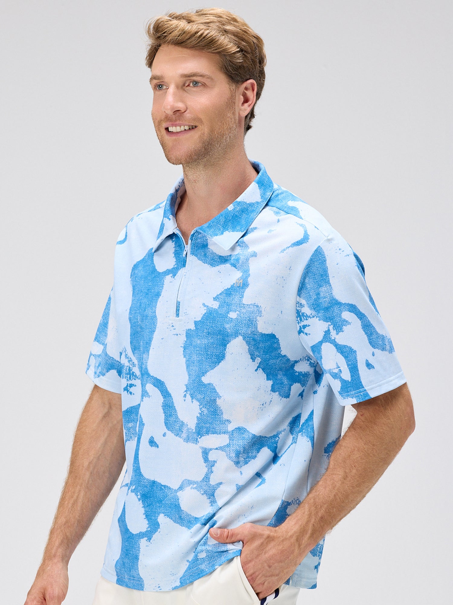 Elevate Zip Polo