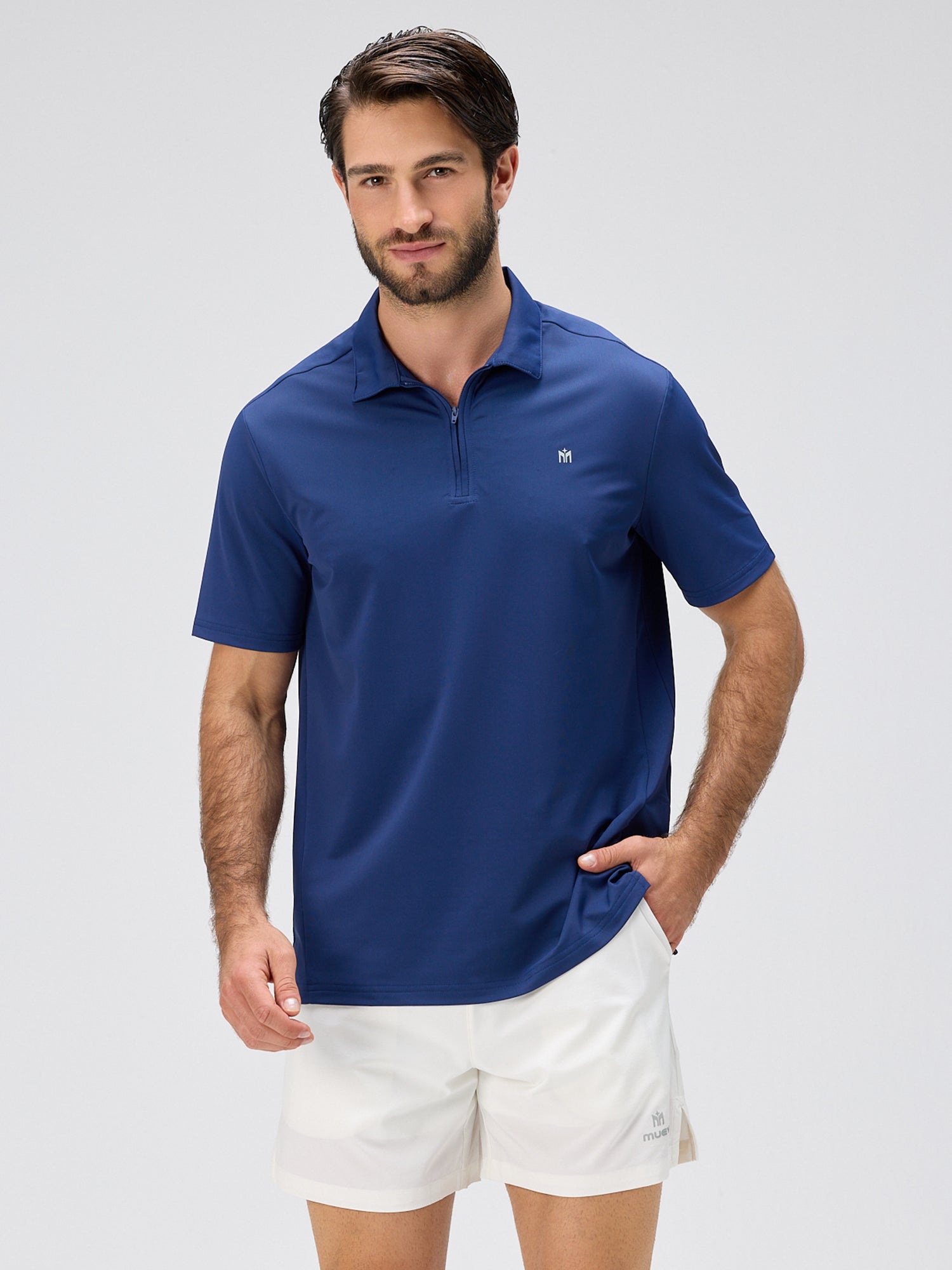 Elevate Zip Polo