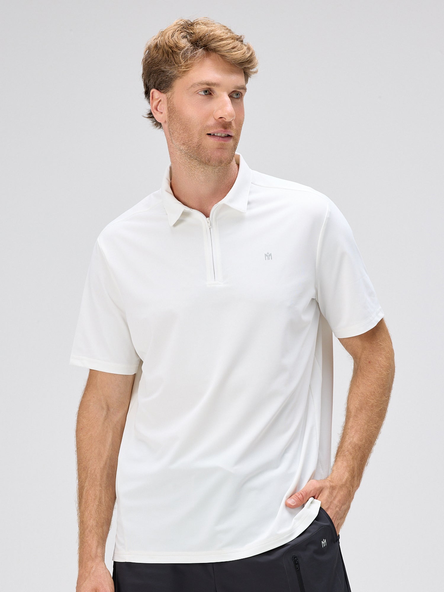 Elevate Zip Polo