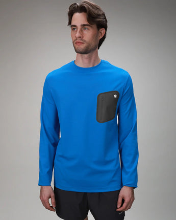 Echelon Long Sleeve Shirt | Royal Blue