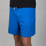Bright blue short front side
