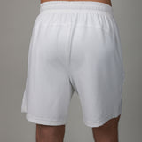 back of white bonded short 