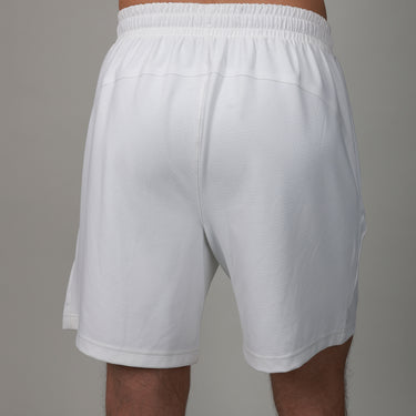 back of white bonded short 