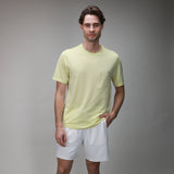 Flex Bonded Pocket Tee | Citron - MUEV