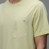 Flex Bonded Pocket Tee | Citron - MUEV