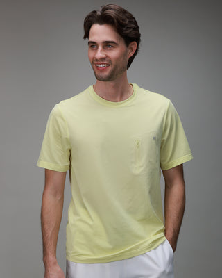 Flex Bonded Pocket Tee | Citron - MUEV