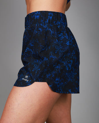floral blue short