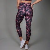 back of floral legging