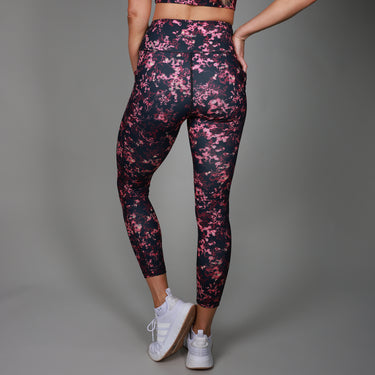 back of floral legging