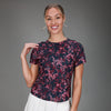 floral pink tee
