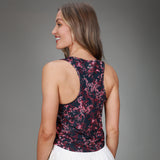 back of floral pink tank 