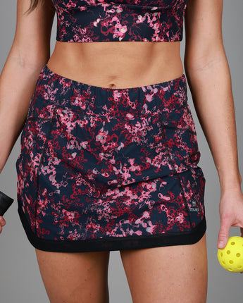 Performance Skort | Floral Pink