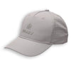 grey snapback hat front