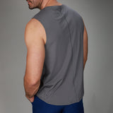 back of grey dink tank