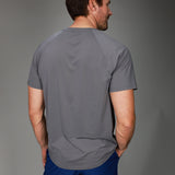 back of grey dink tee