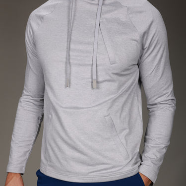 front of grey hoodie 