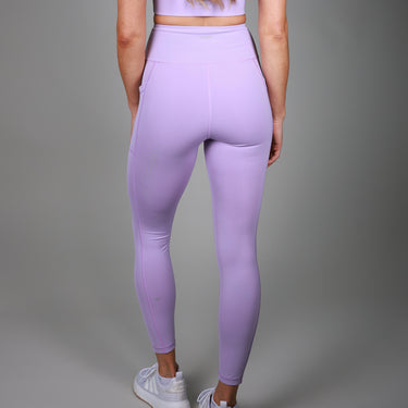 back of lilac legging