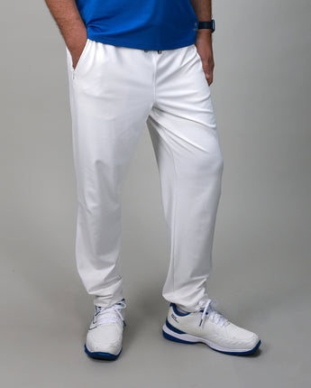 front of white jogger