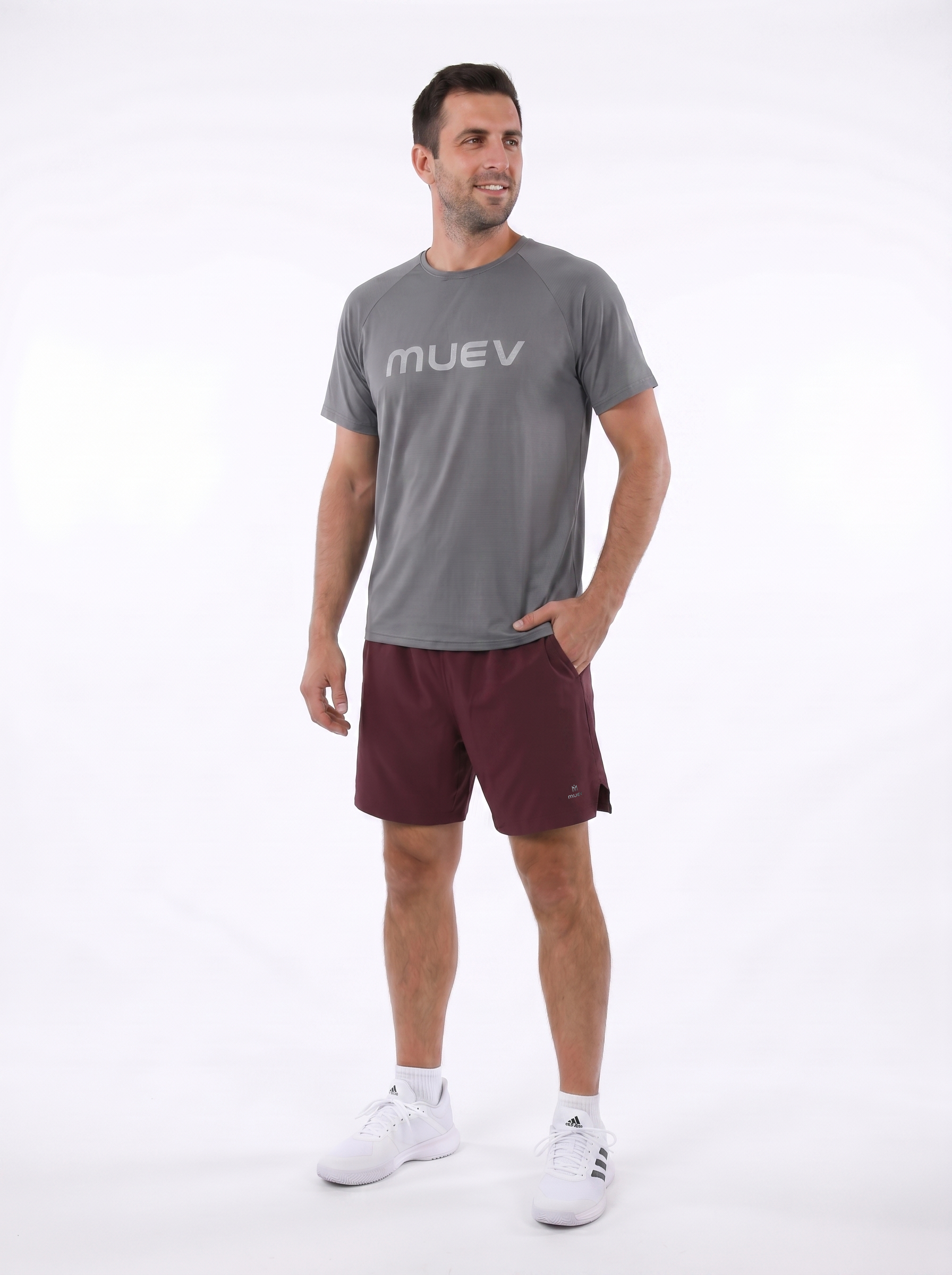 Men's Muev Tee | Pewter - MUEV