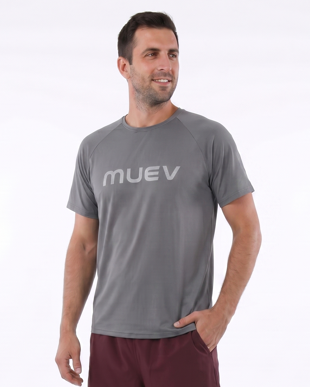 Men's Muev Tee | Pewter - MUEV