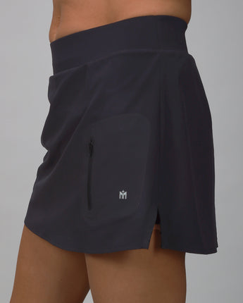 Motion Compression Skort | Black