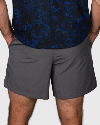Base Line Short | Pewter Gray