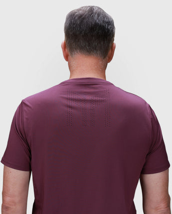 Chevron Tee | Plum