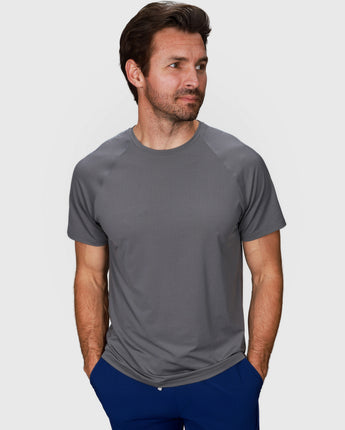 Dink Performance Tee | Pewter Gray
