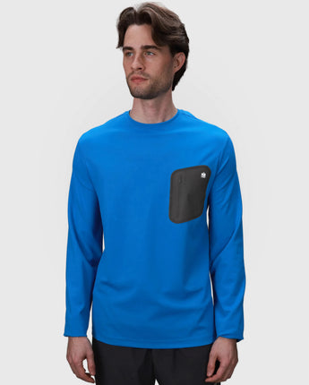 Echelon Long Sleeve Shirt | Royal Blue