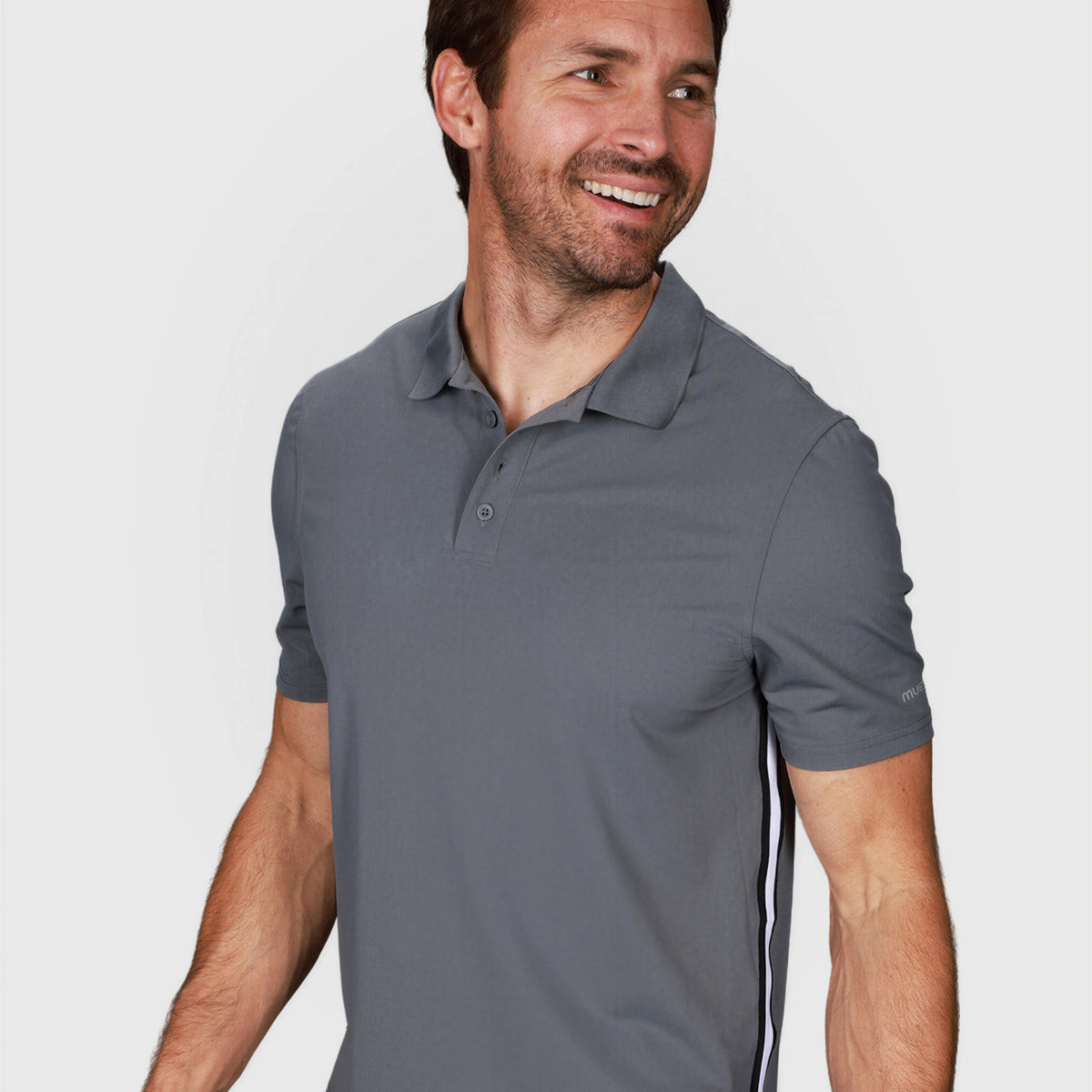 ultimus Offset Button Polo Shirt グレー 半袖 ultimus Offset Button Polo Shirt グレー 半袖 【公式通販】