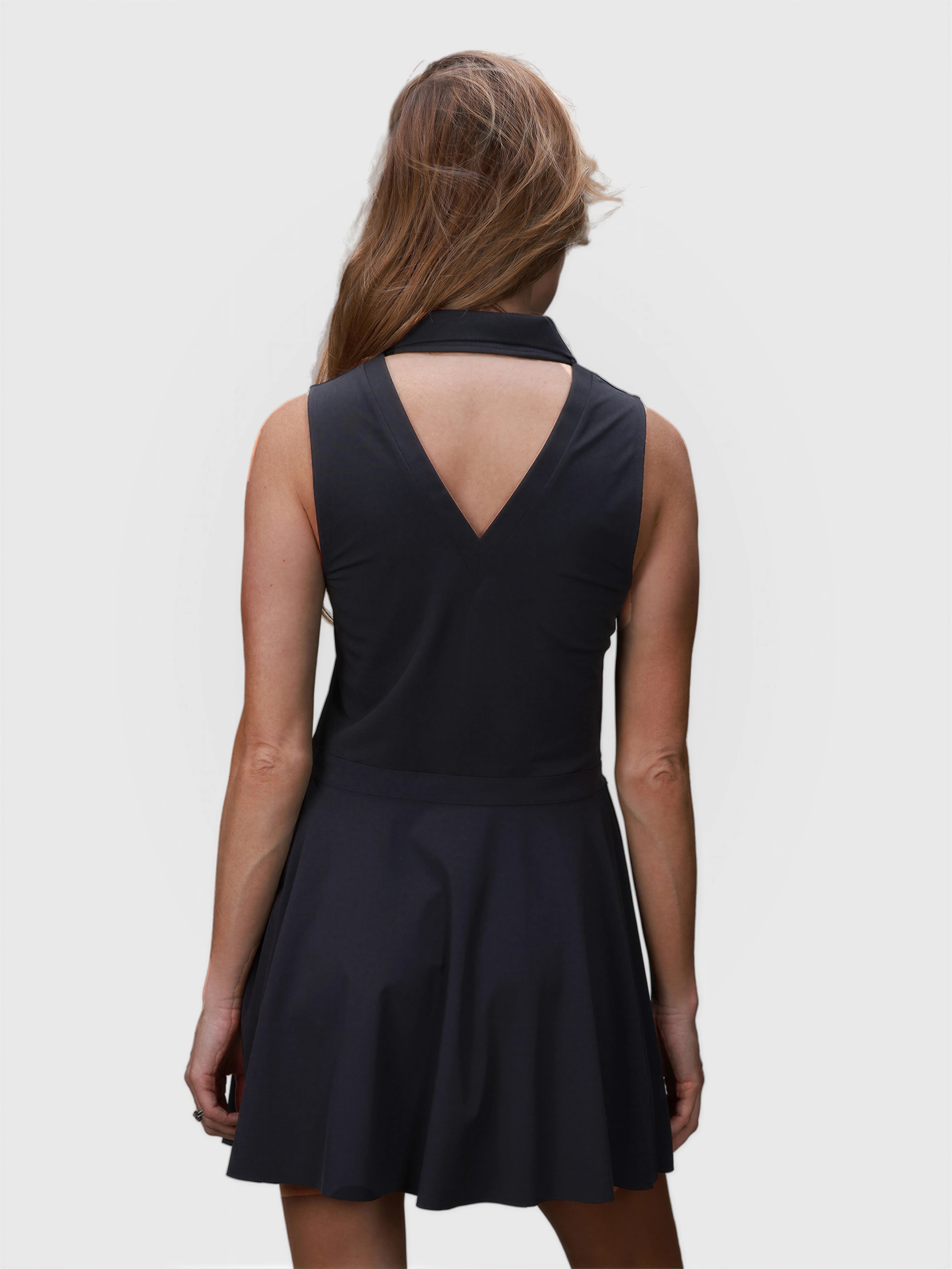 Open Back Polo Dress - MUEV