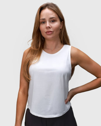 Relaxed Tank | White
