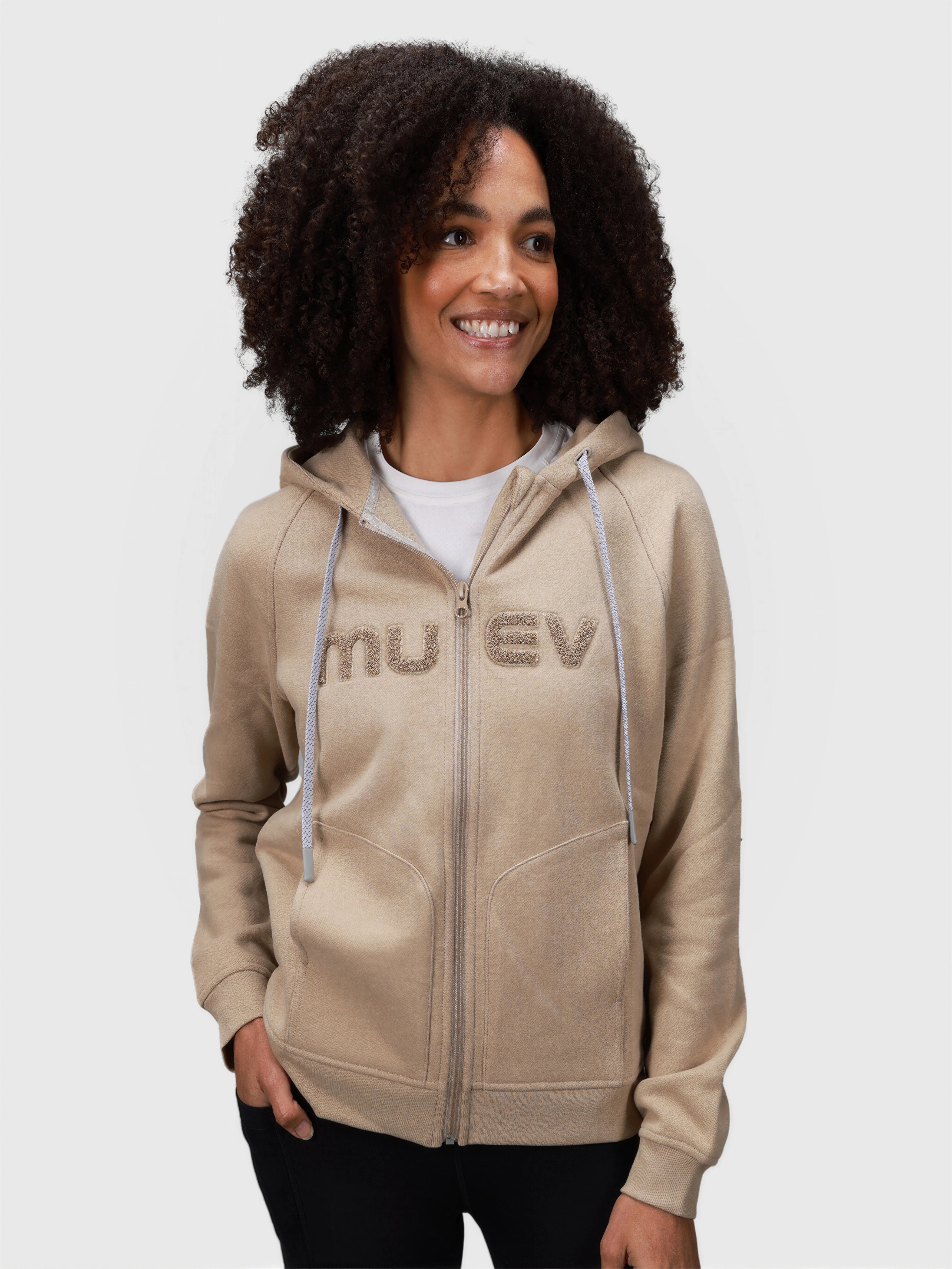 Women's Off Court Full Zip Hoodie - MUEV