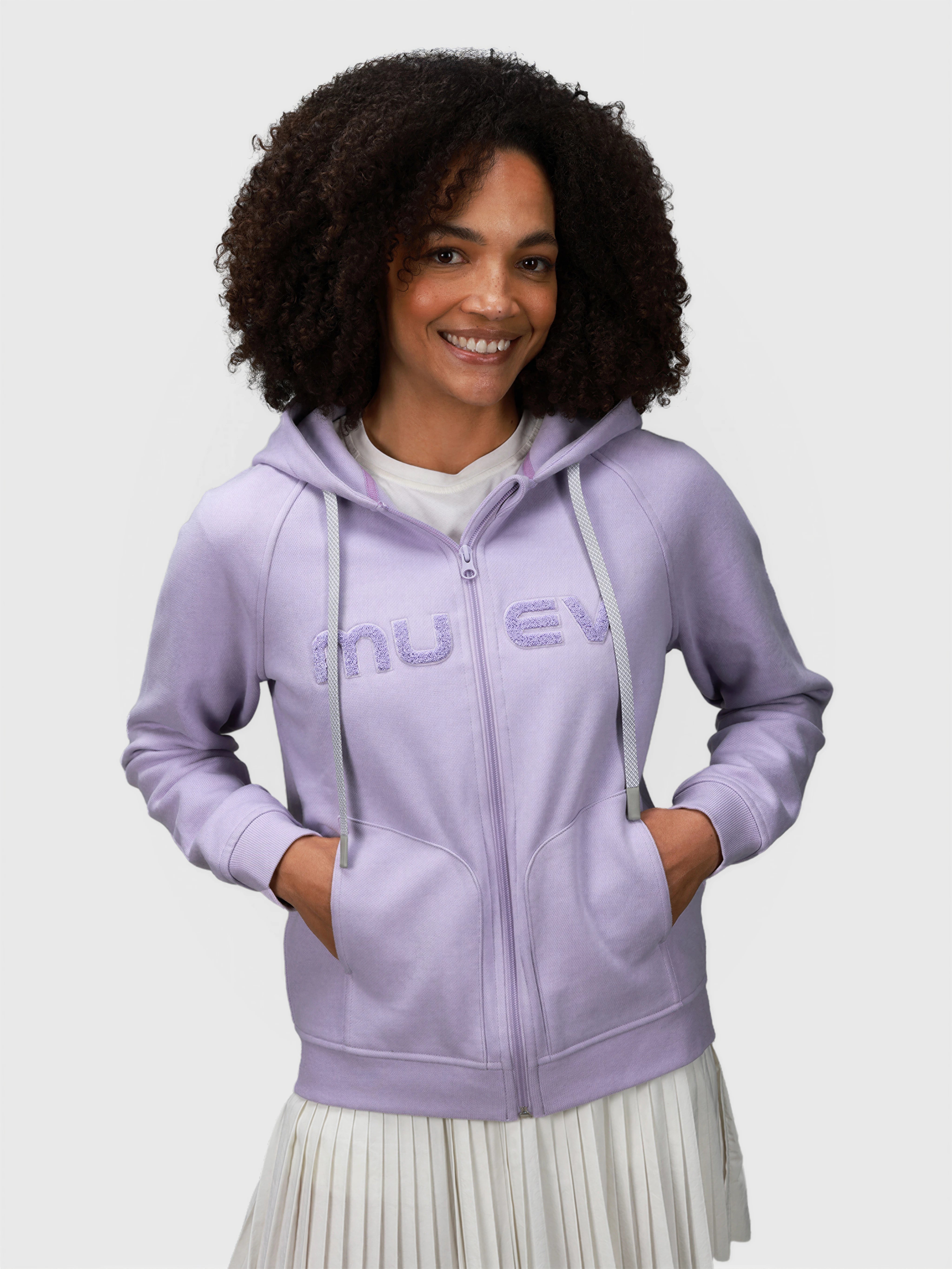 Women's Off Court Full Zip Hoodie - MUEV