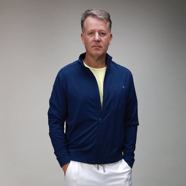 mens navy full zip jacket 