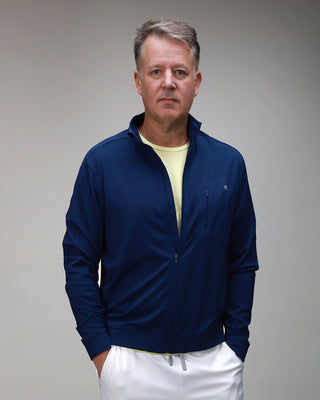 mens navy full zip jacket 