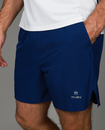 front of navy baseline short