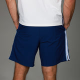 back of blue court short
