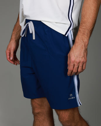 front of blue court short 