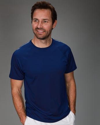 front of navy dink tee