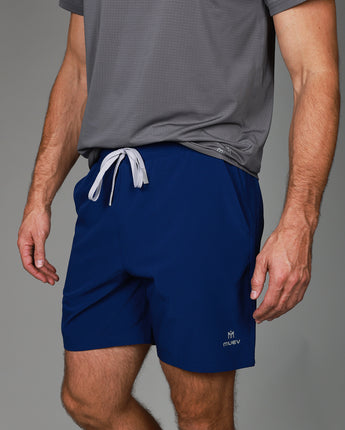 front of navy kick it short 