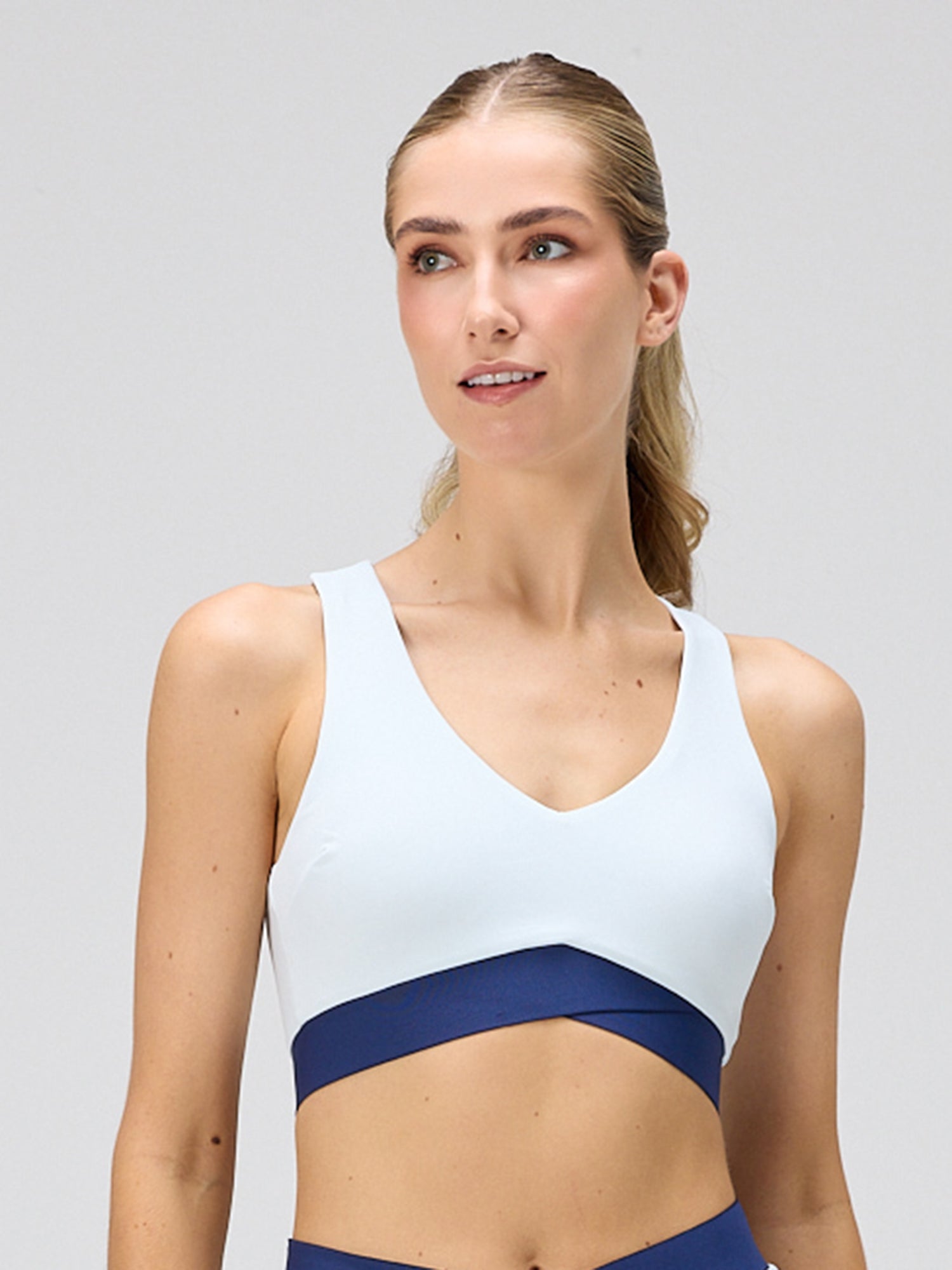 V Neck Tanklette Crop
