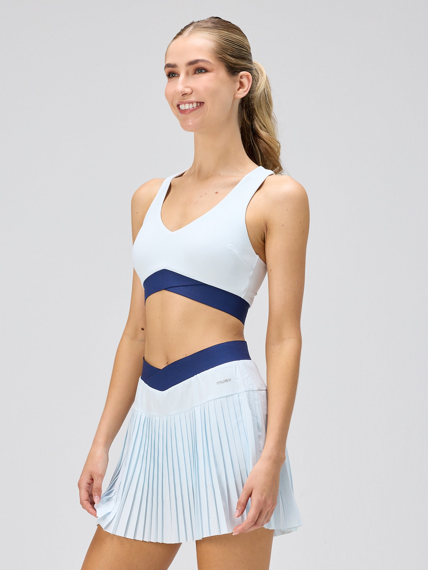 V Neck Tanklette Crop