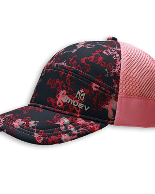 floral pink trucker hat