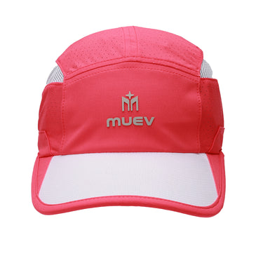 front of pink mesh hat