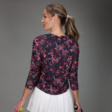 back of pick floral long sleeve