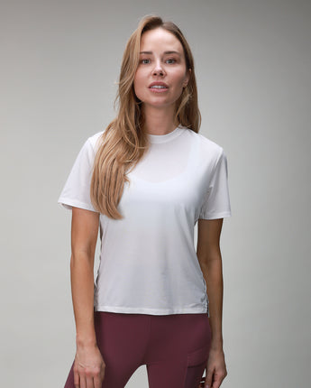 PowerMove Performance Tee | White - MUEV