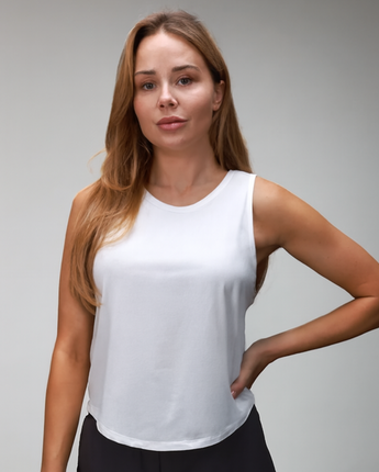 Relaxed Tank | White