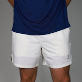 front of white baseline short 