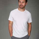 front of white dink tee